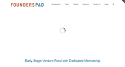 Desktop Screenshot of founderspad.com