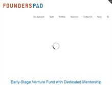 Tablet Screenshot of founderspad.com